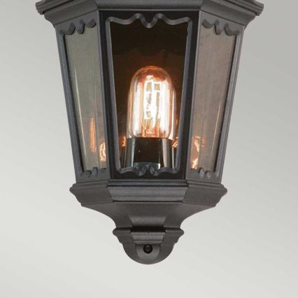 Elstead - Venkovní nástěnné svítidlo MEDSTEAD 1xE27/60W/230V IP44 černá